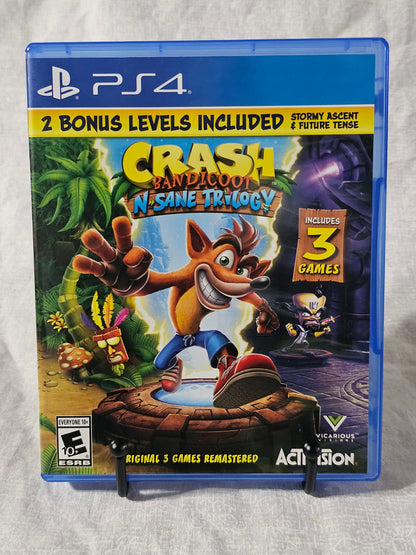Crash Bandicoot N. Sane Trilogy (Sony PlayStation 4 PS4, 2017) Complete CIB VG