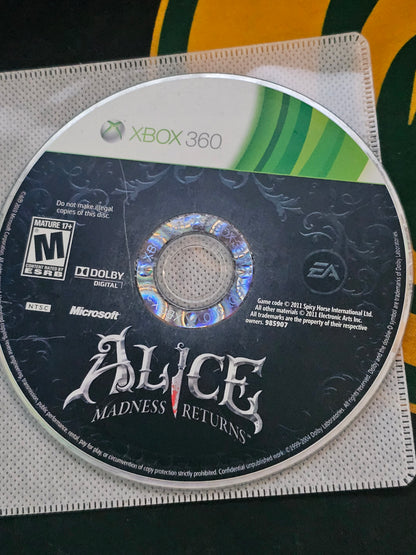 Alice: Madness Returns (Microsoft Xbox 360, 2011)