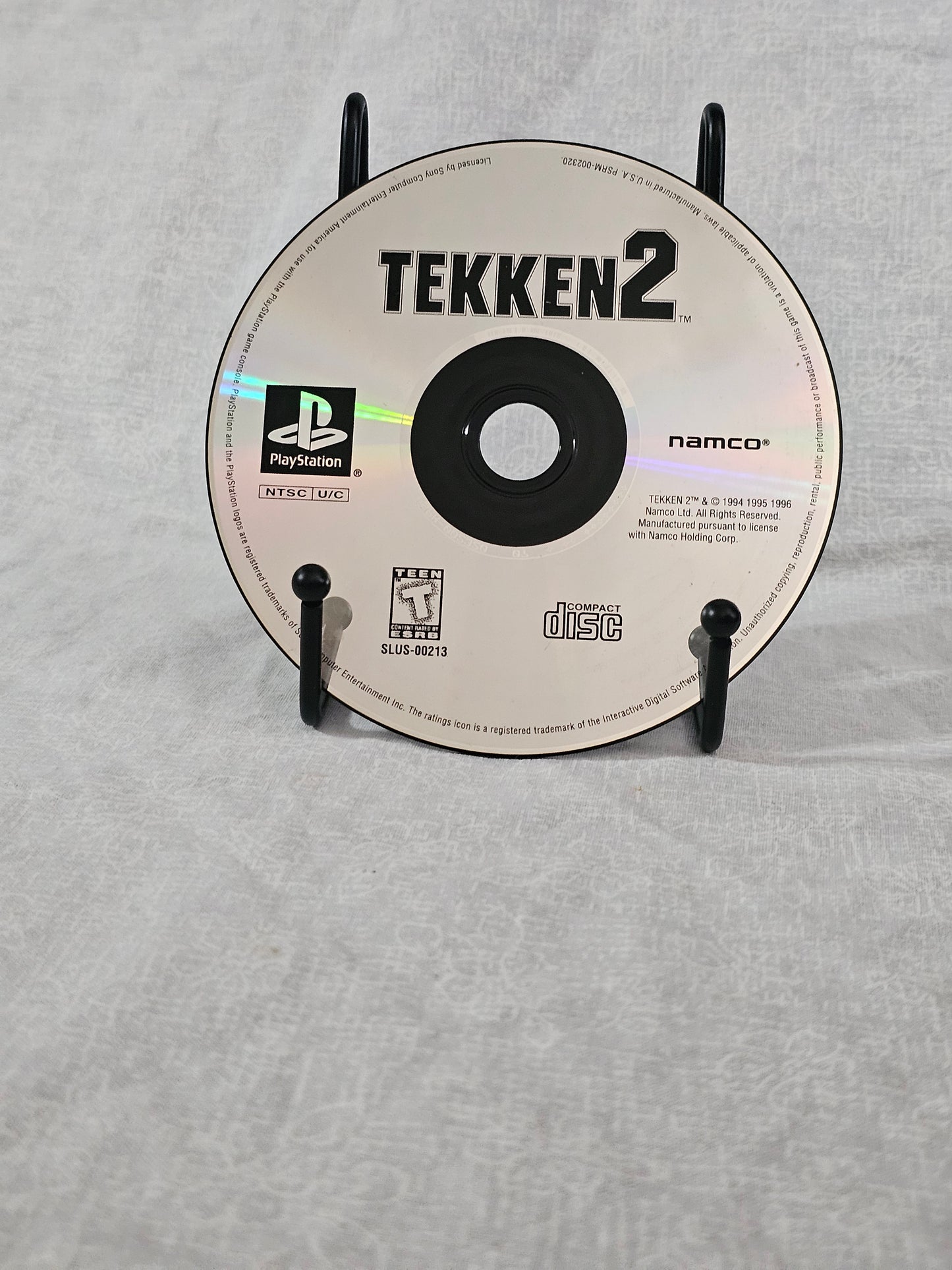 Tekken 2 (Sony PlayStation 1, 1996) PS1 Video Disc Very Good
