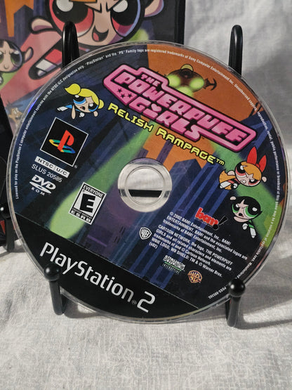 Powerpuff Girls: Relish Rampage (PlayStation 2, 2002) PS2 CIB Tested With Registration Card Y2K