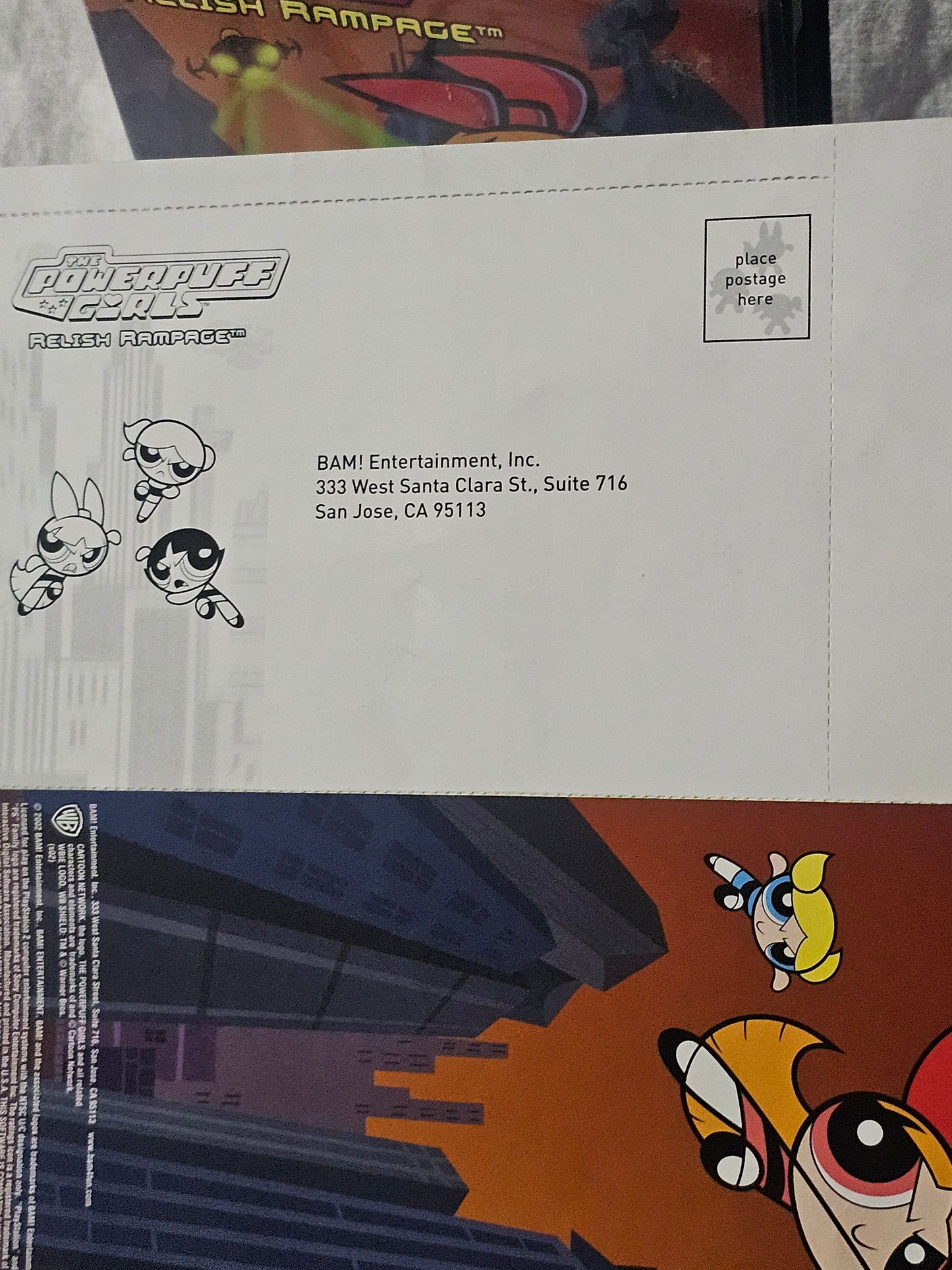 Powerpuff Girls: Relish Rampage (PlayStation 2, 2002) PS2 CIB Tested With Registration Card Y2K