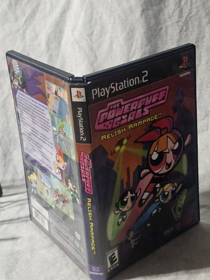 Powerpuff Girls: Relish Rampage (PlayStation 2, 2002) PS2 CIB Tested With Registration Card Y2K
