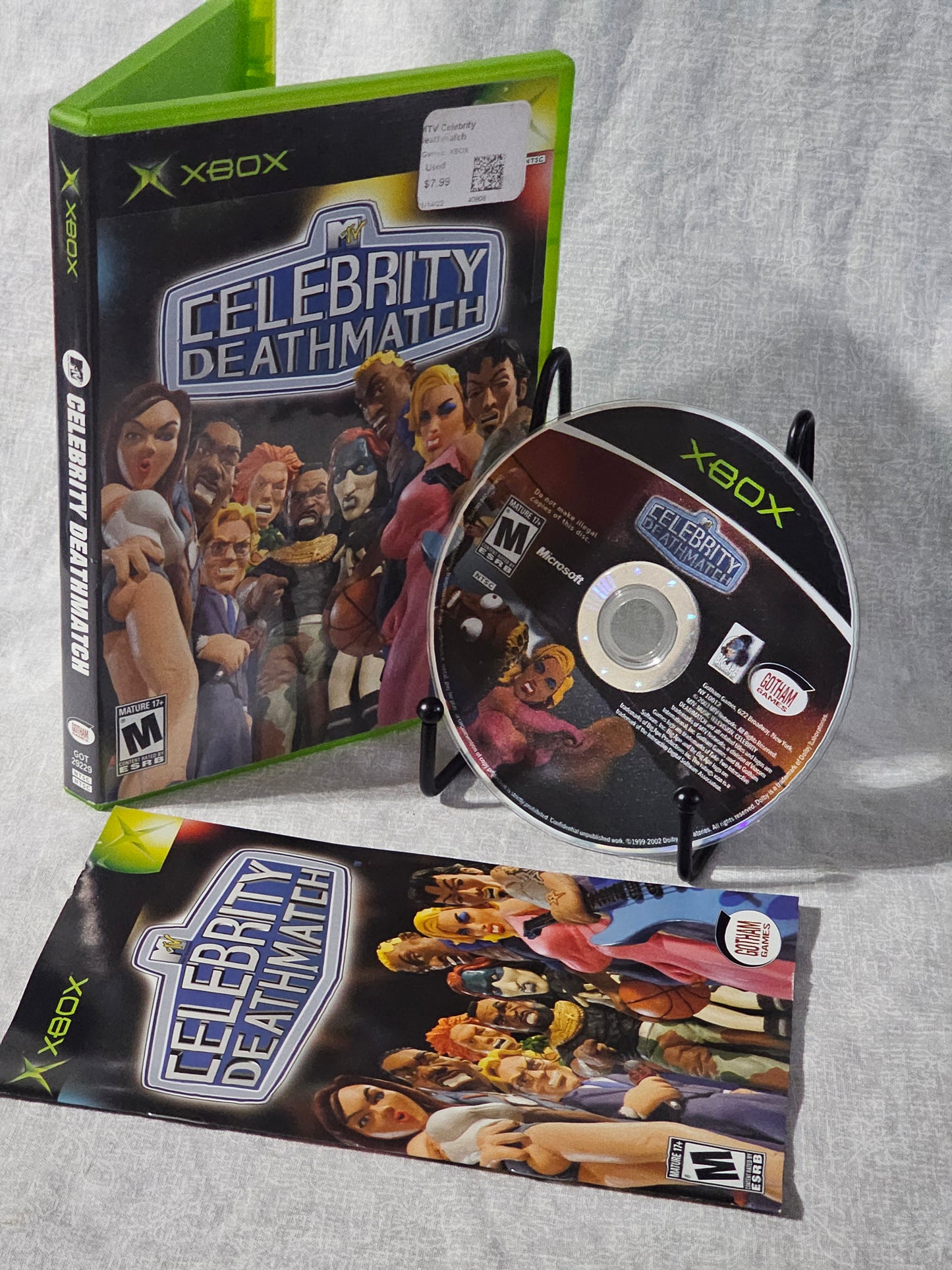 MTV Celebrity Deathmatch (Microsoft Xbox, 2003) Complete CIB