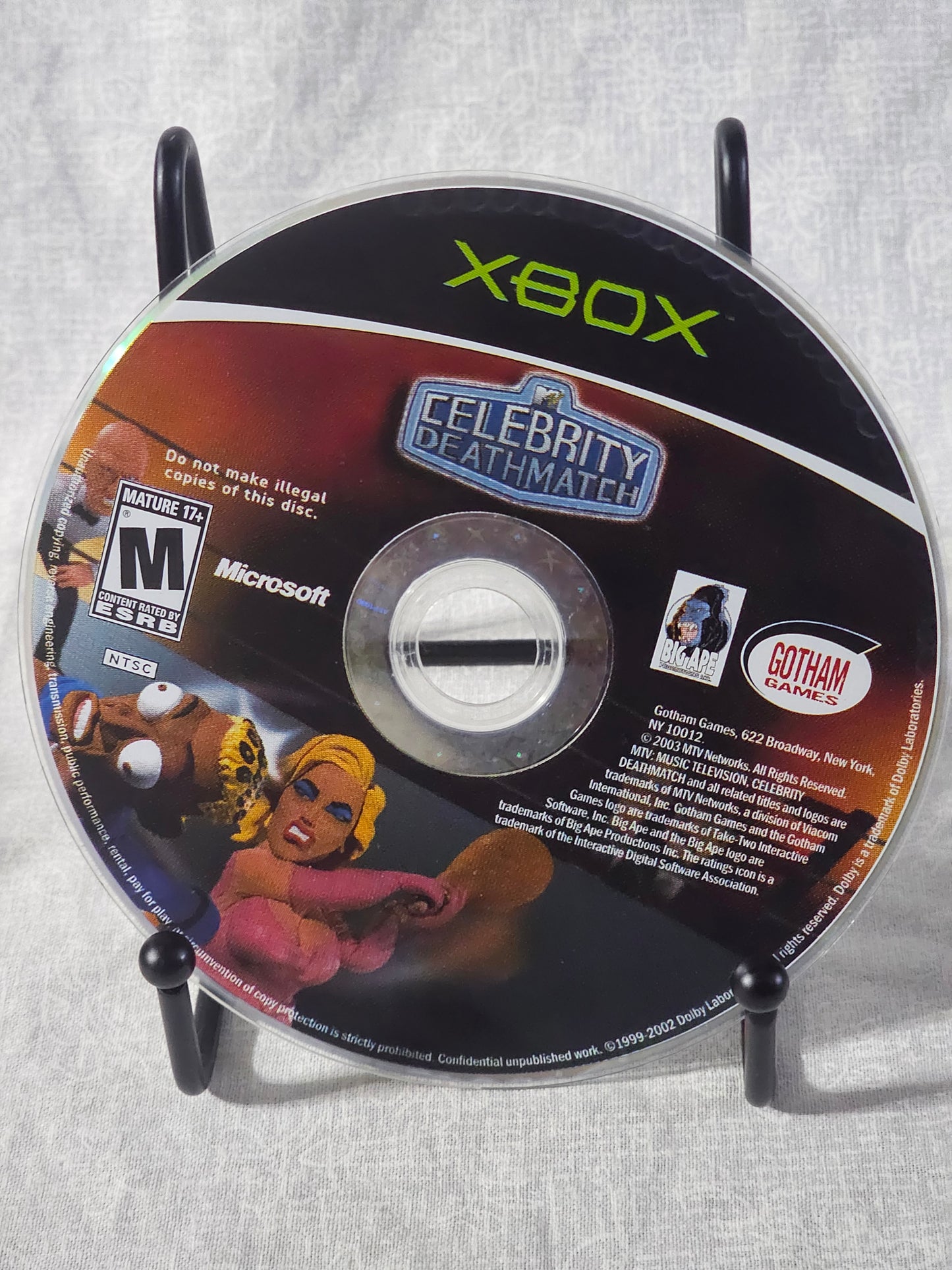 MTV Celebrity Deathmatch (Microsoft Xbox, 2003) Complete CIB