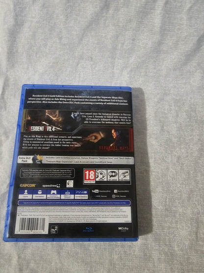 Resident Evil 4 Remake Gold Edition PlayStation (Sony PlayStation 4, 2017) PAL