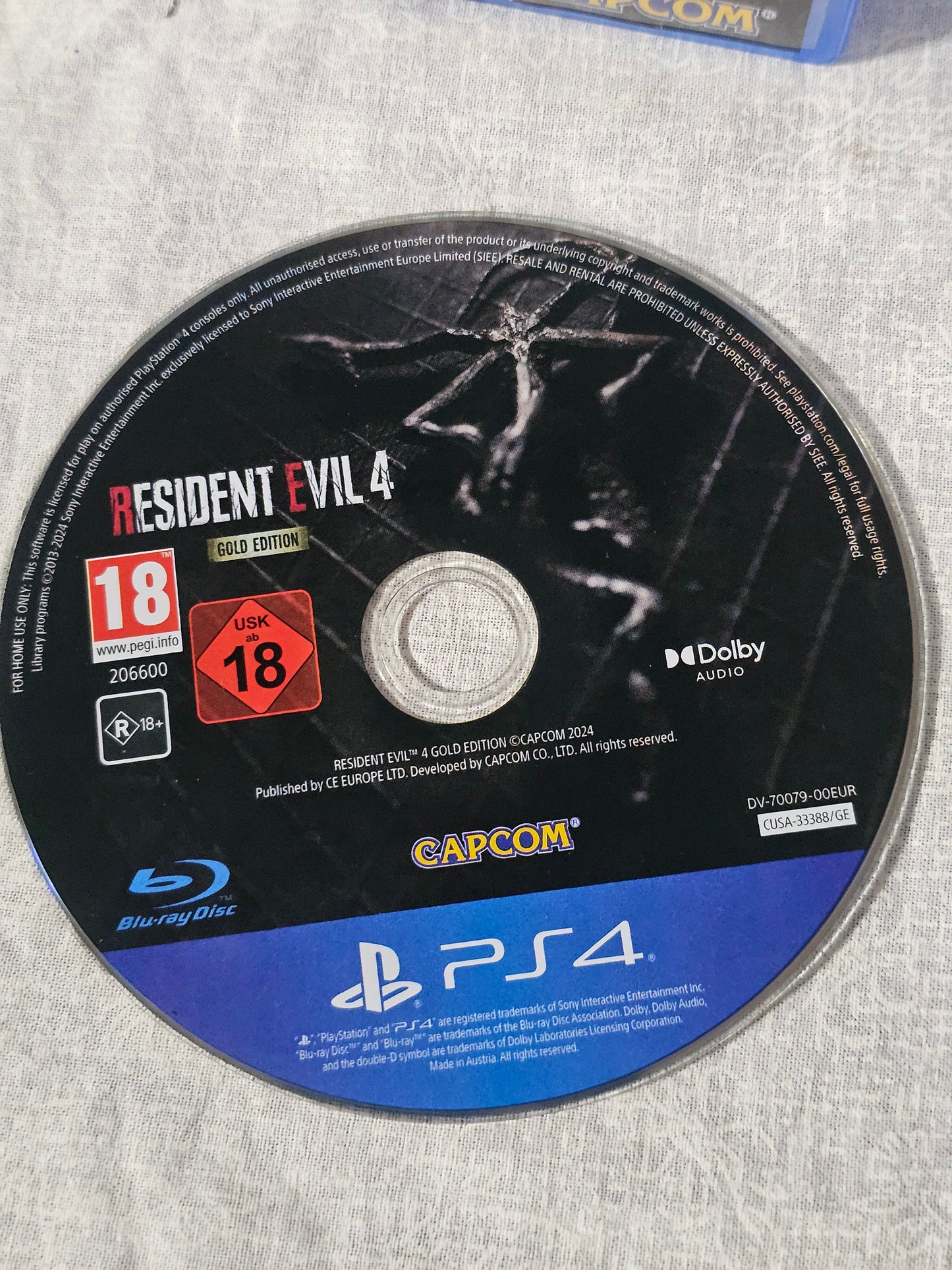 Resident Evil 4 Remake Gold Edition PlayStation (Sony PlayStation 4, 2017) PAL