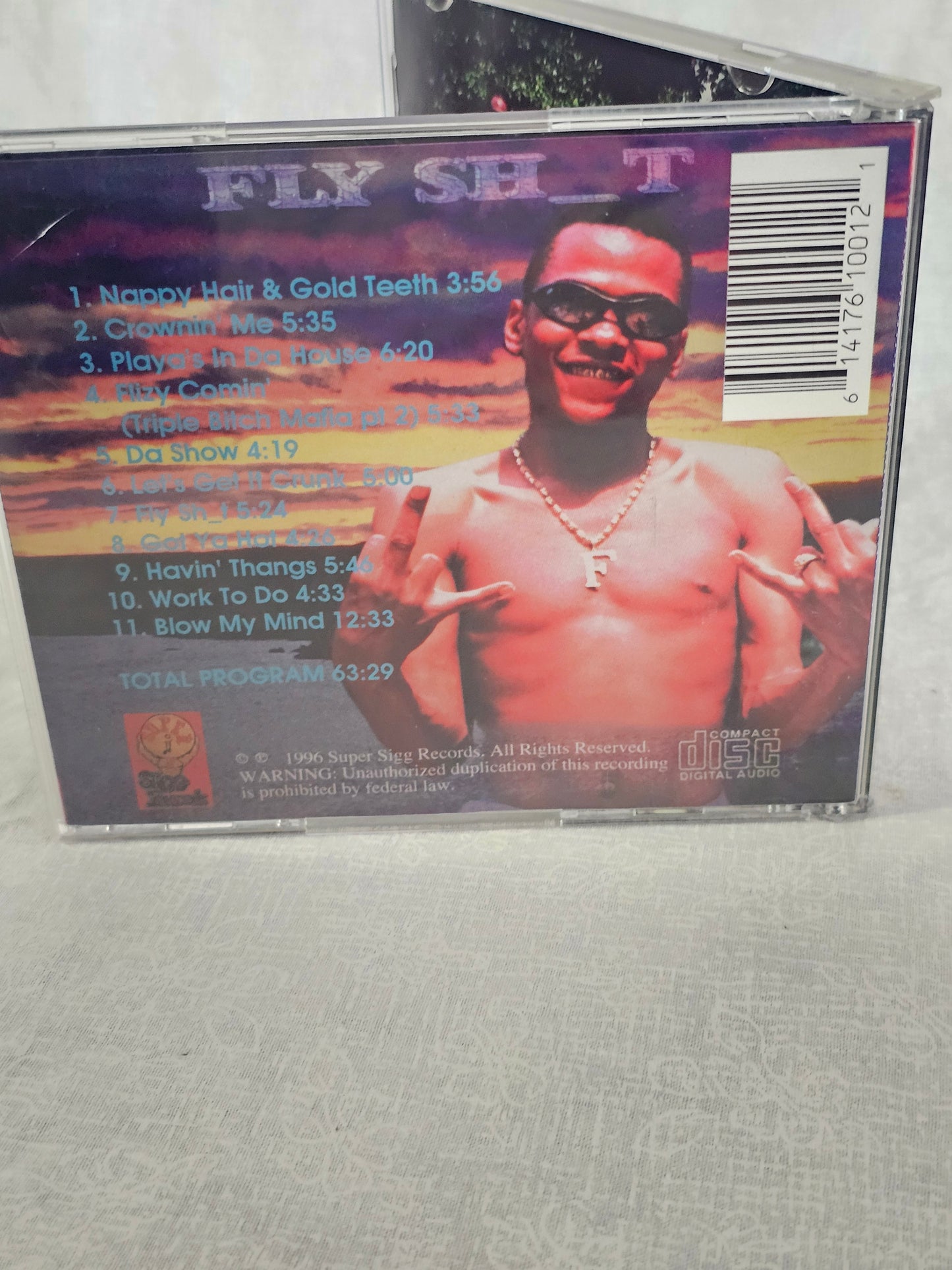 Playa Fly - Fly Sh_t (CD, 1996) SSR1001CD 1st OG Press Y2K Hip Hop Rap Southern