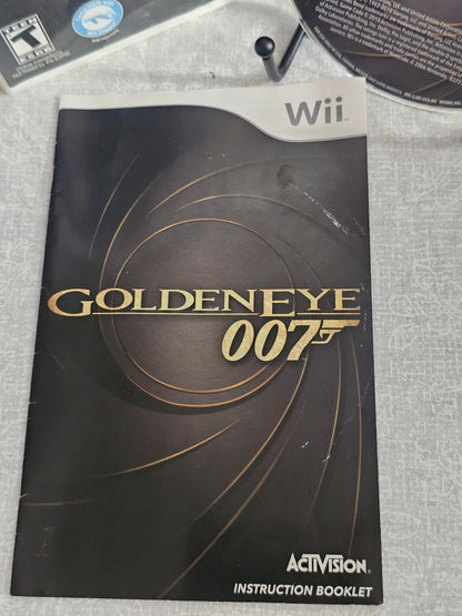 GoldenEye 007 (Nintendo Wii, 2010) • Complete CIB W/ Manual