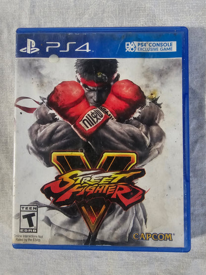 Street Fighter 5 V (PlayStation 4, 2016)