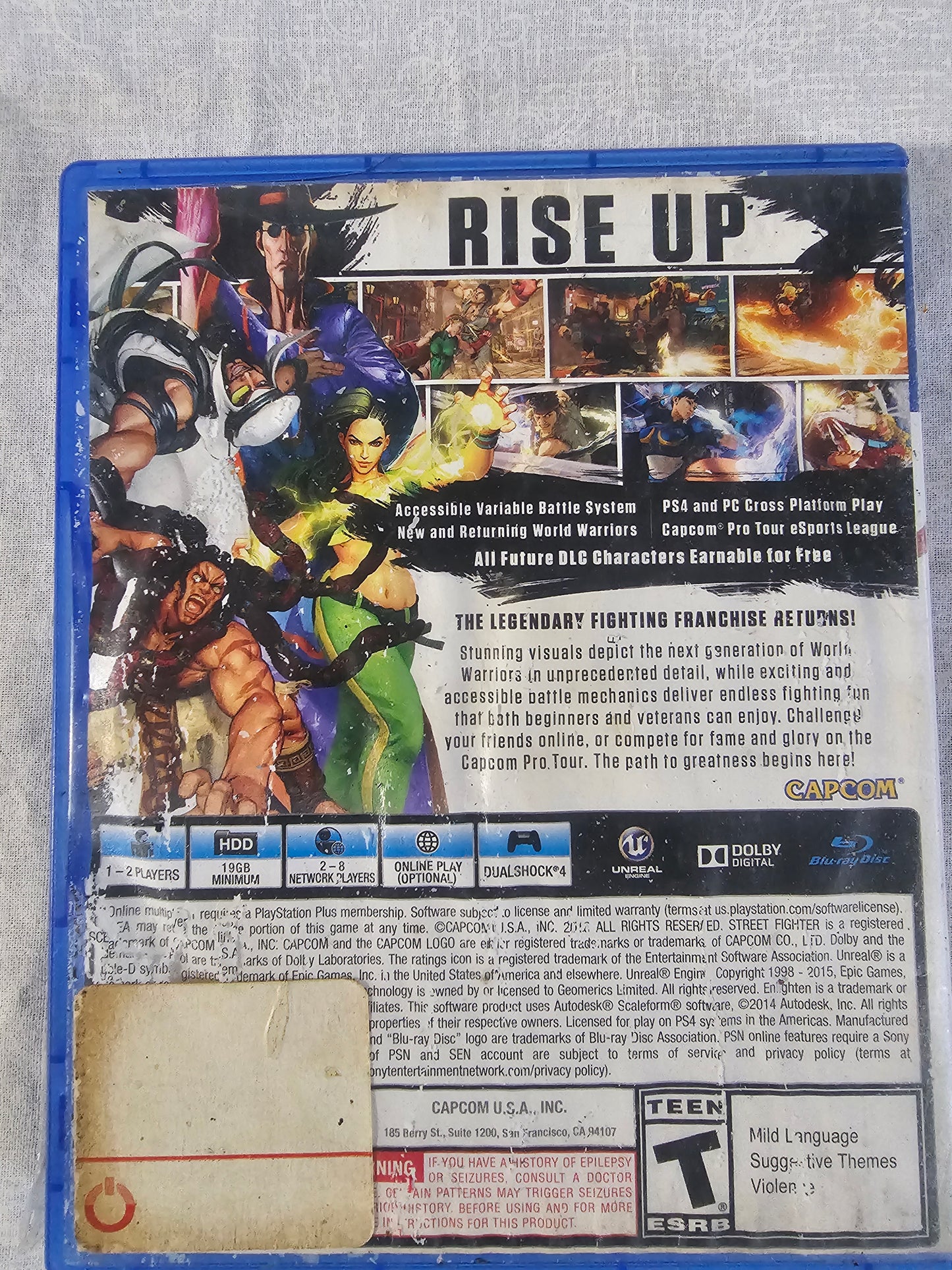 Street Fighter 5 V (PlayStation 4, 2016)