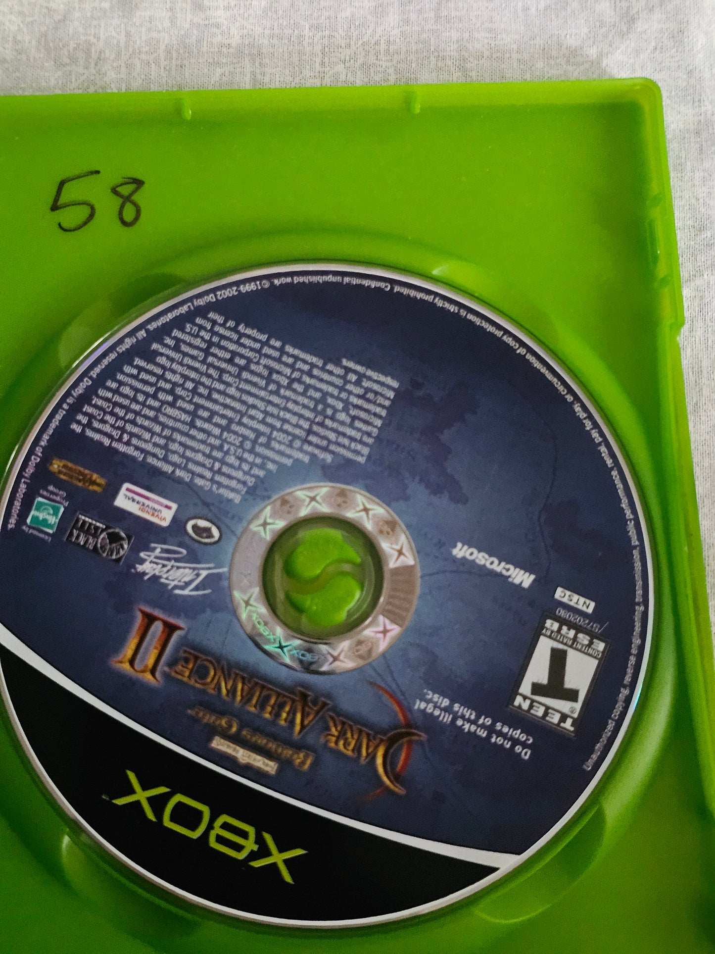 Baldur's Gate: Dark Alliance II (Microsoft Xbox, 2004)