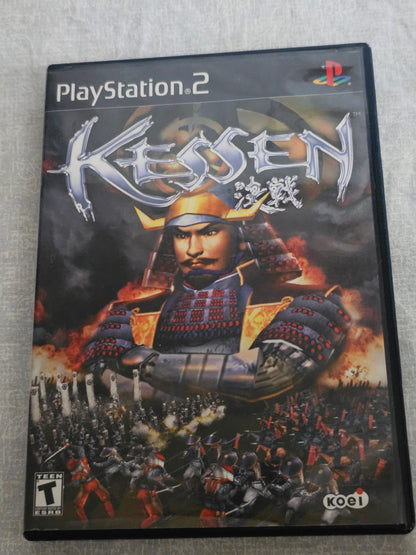Kessen 1 (Sony PlayStation 2, 2000) Complete With Registration Card and Manuel