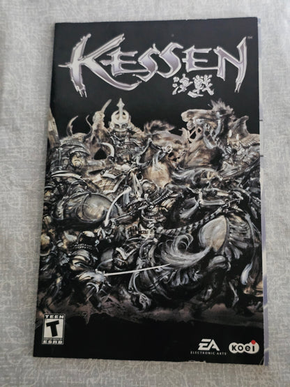 Kessen 1 (Sony PlayStation 2, 2000) Complete With Registration Card and Manuel