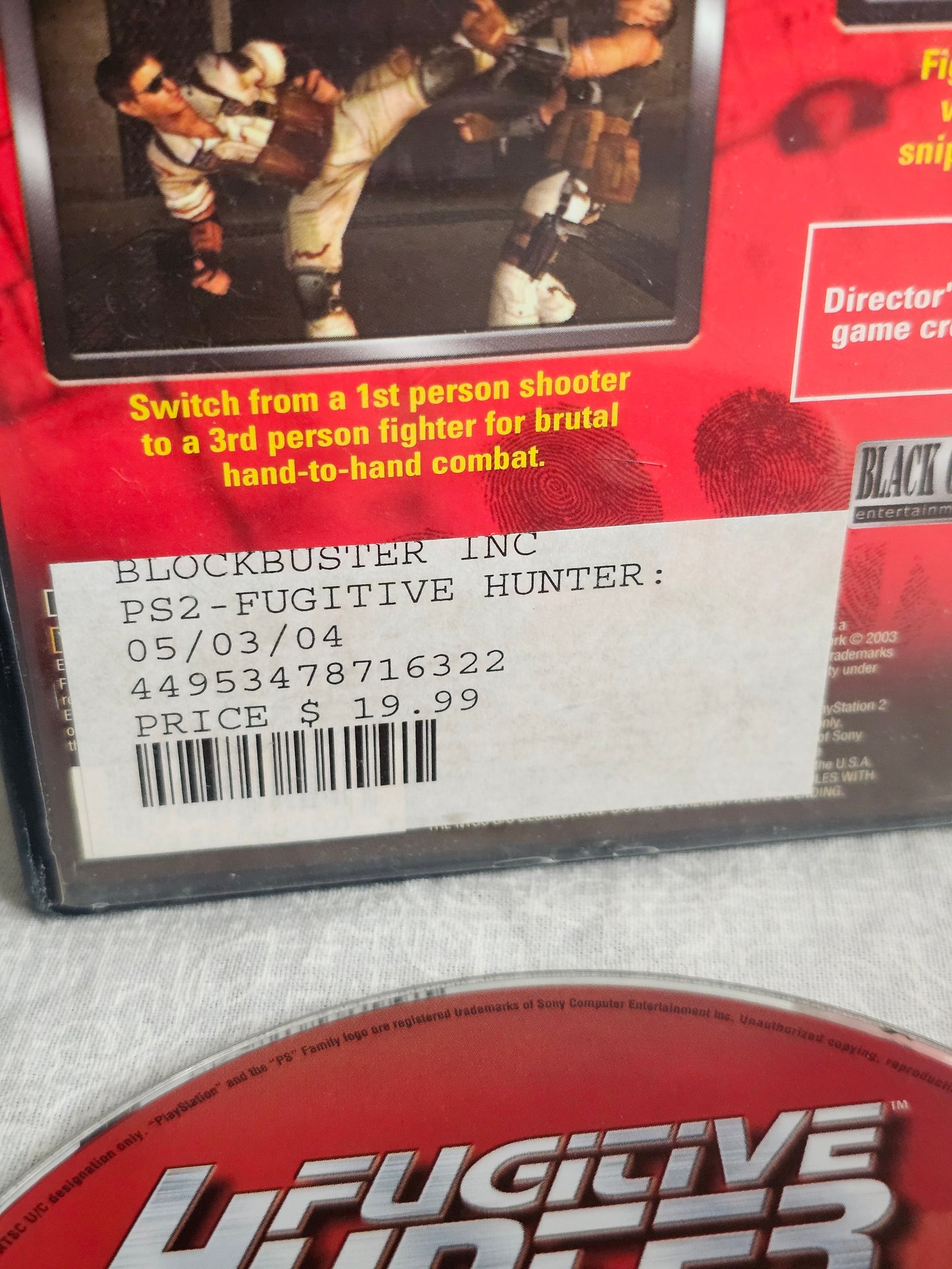 Fugitive Hunter: War on Terror (Sony PlayStation 2, 2003)