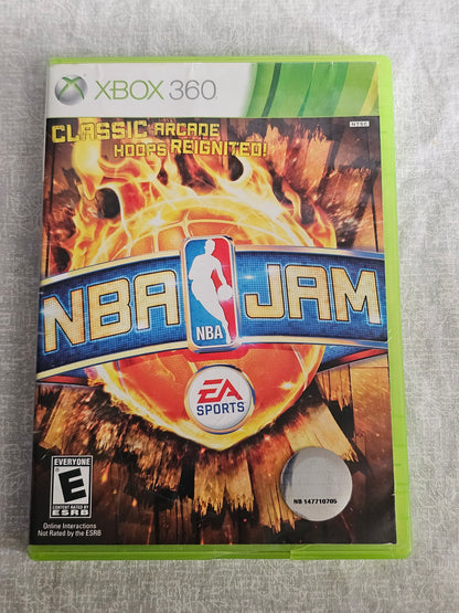NBA Jam (Microsoft Xbox 360, 2010) Videogame Disc Very Good