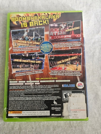 NBA Jam (Microsoft Xbox 360, 2010) Videogame Disc Very Good