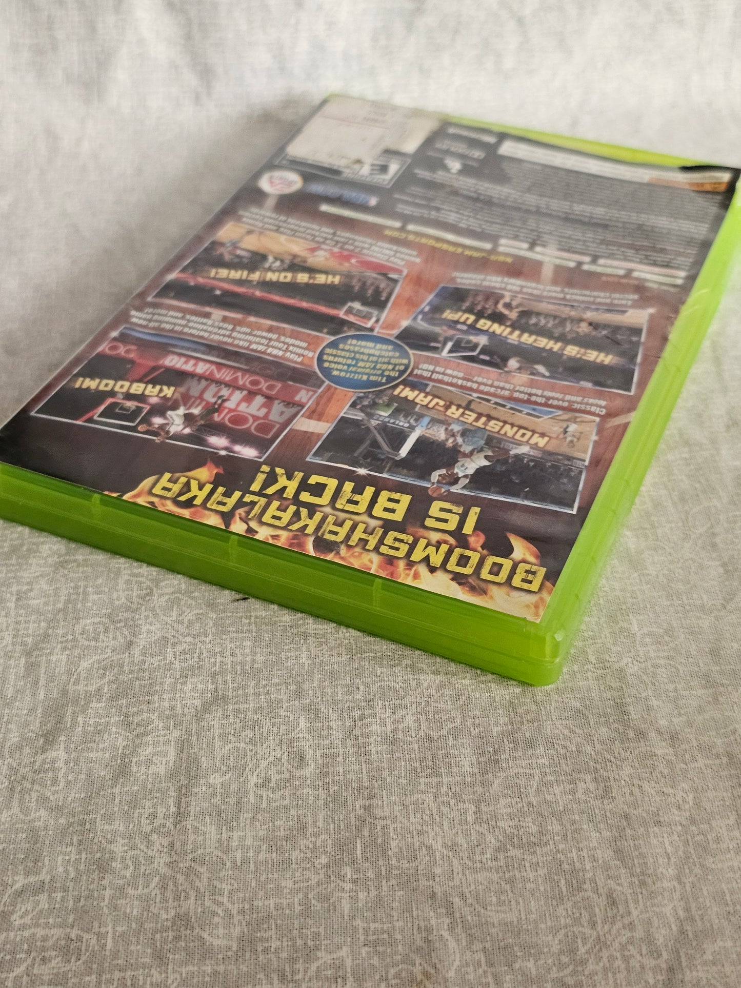 NBA Jam (Microsoft Xbox 360, 2010) Videogame Disc Very Good
