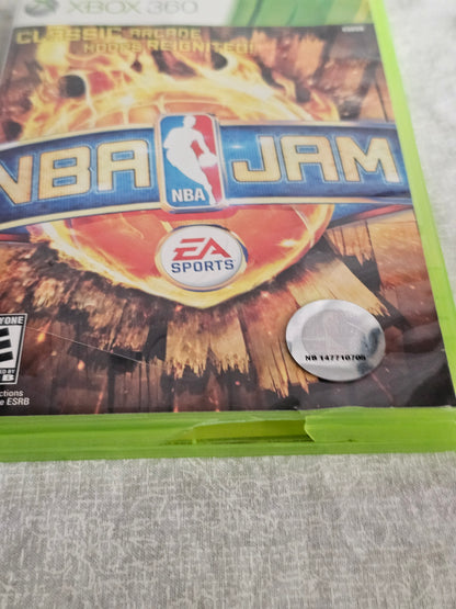 NBA Jam (Microsoft Xbox 360, 2010) Videogame Disc Very Good