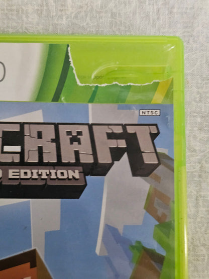 Minecraft Microsoft Xbox 360 Edition 2013 Game Disc Very Good