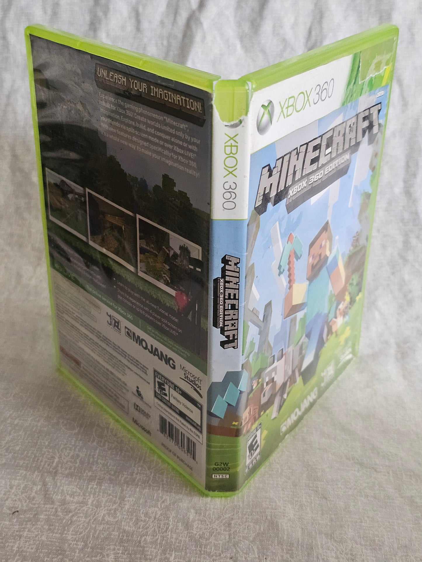 Minecraft Microsoft Xbox 360 Edition 2013 Game Disc Very Good