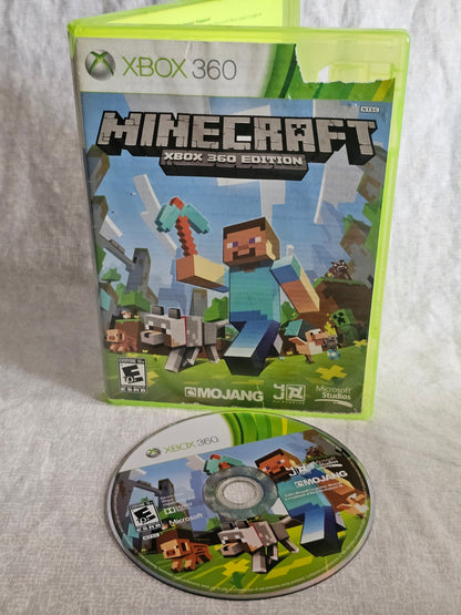 Minecraft Microsoft Xbox 360 Edition 2013 Game Disc Very Good