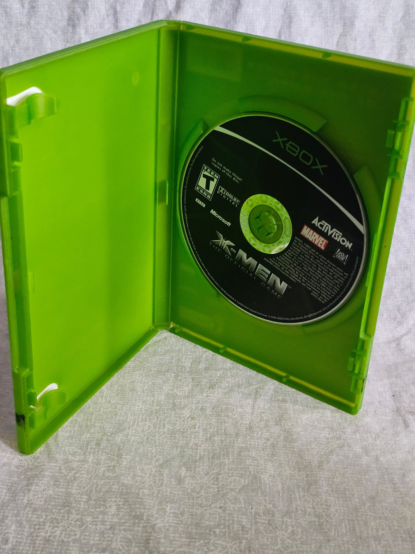 X-Men: The Official Game (Microsoft Xbox, 2006) Disc Very Good