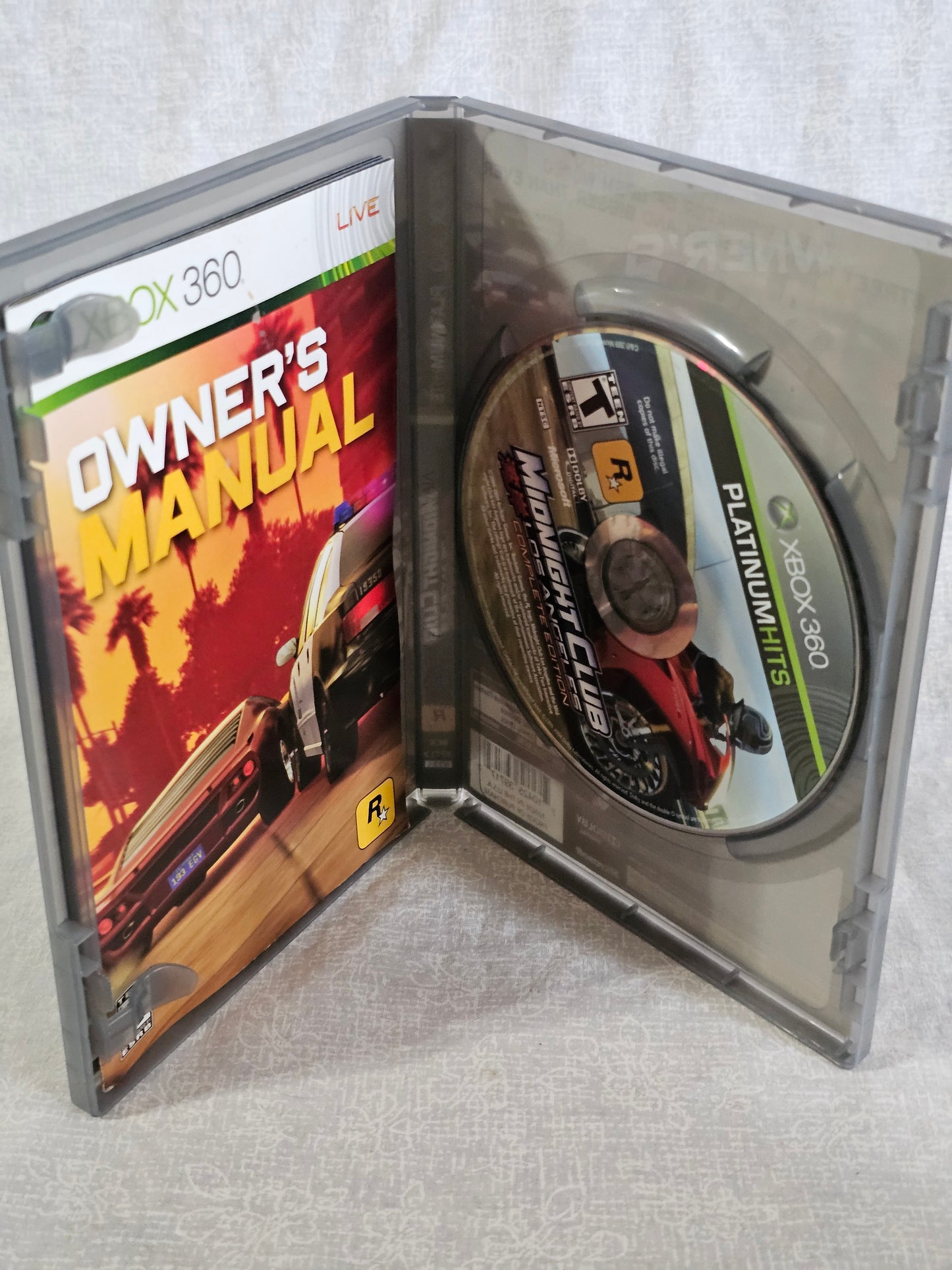 Midnight Club: Los Angeles - Complete Edition (Microsoft Xbox 360, 2009) CIB