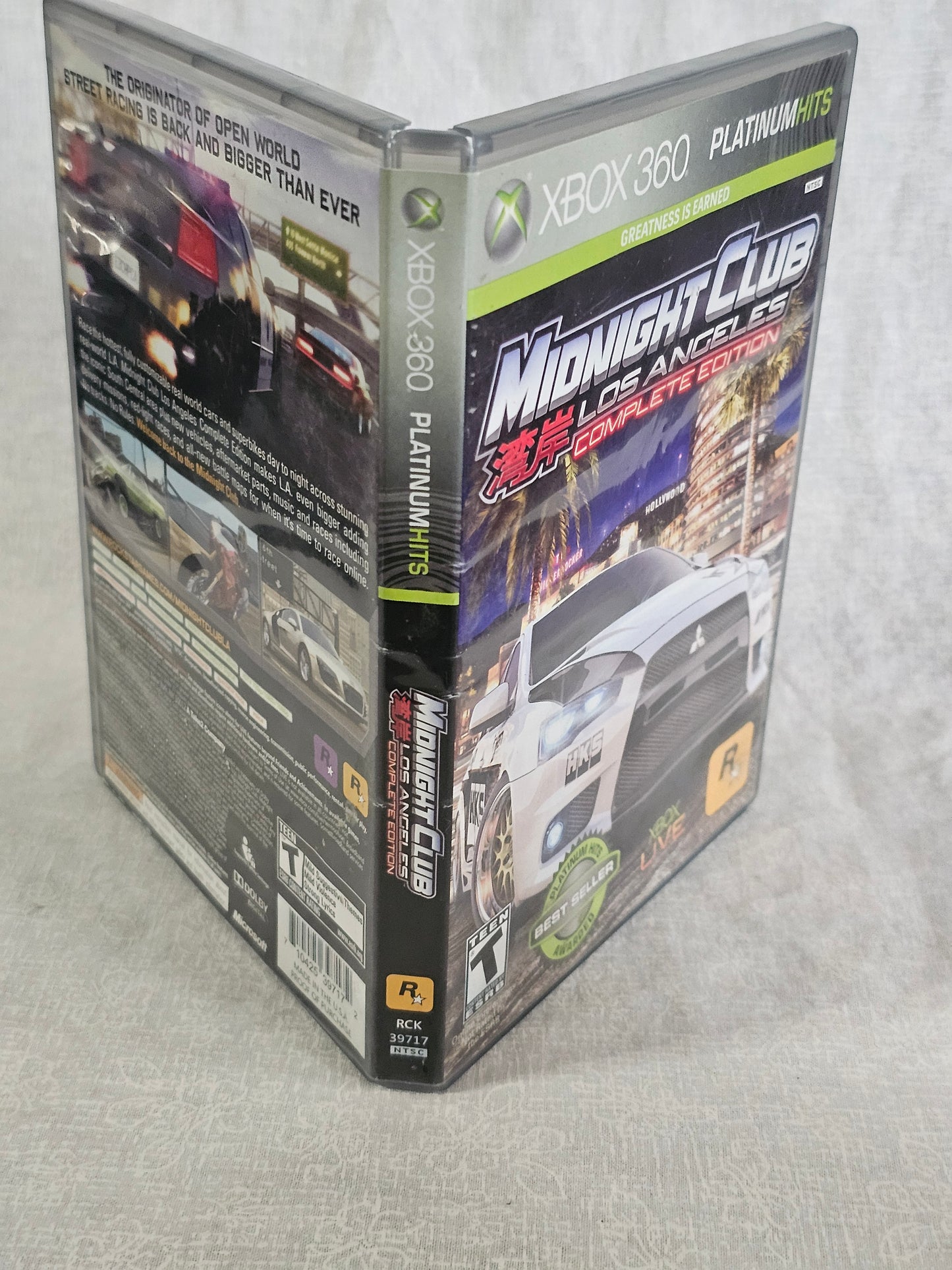 Midnight Club: Los Angeles - Complete Edition (Microsoft Xbox 360, 2009) CIB