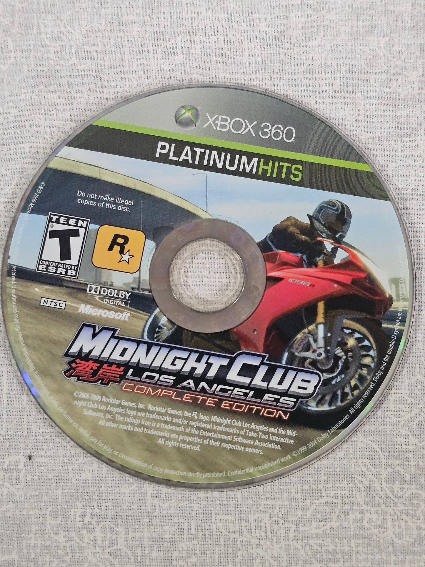 Midnight Club: Los Angeles - Complete Edition (Microsoft Xbox 360, 2009) CIB