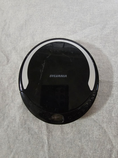 Sylvania Personal Compact Portable CD Player Black with Stereo Earbuds