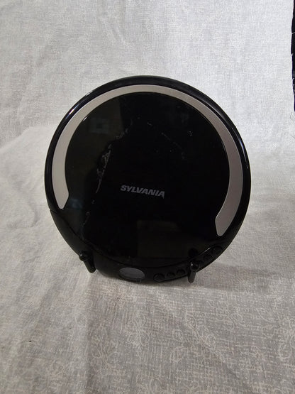 Sylvania Personal Compact Portable CD Player Black with Stereo Earbuds