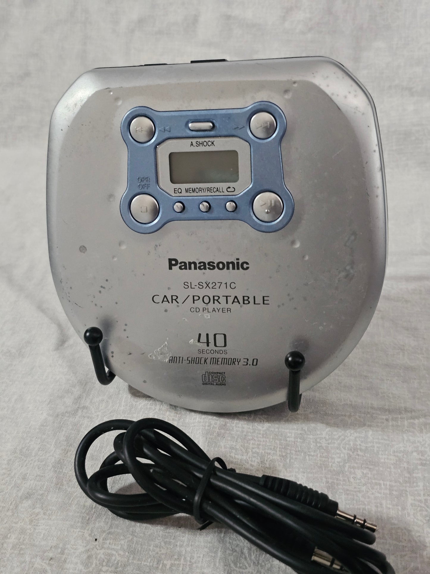 Panasonic SL-SX271C Portable CD Player 40-Second Anti-Shock Feature - Works YWK