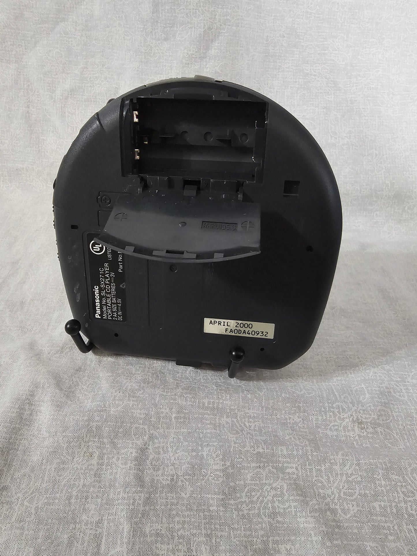 Panasonic SL-SX271C Portable CD Player 40-Second Anti-Shock Feature - Works YWK