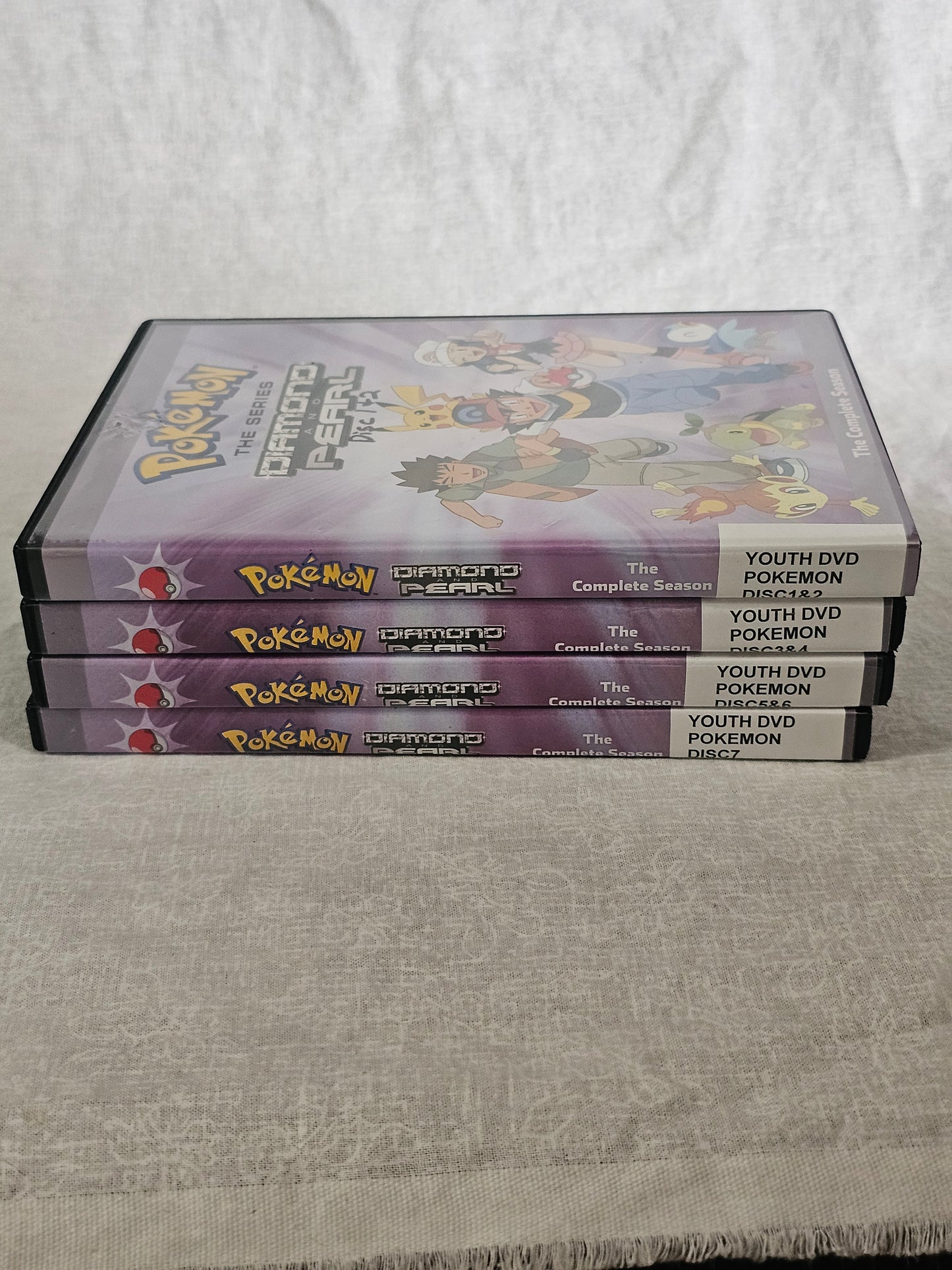Pokemon the Series: Diamond and Pearl the Complete Season (DVD) 7 Discs 2019 Set