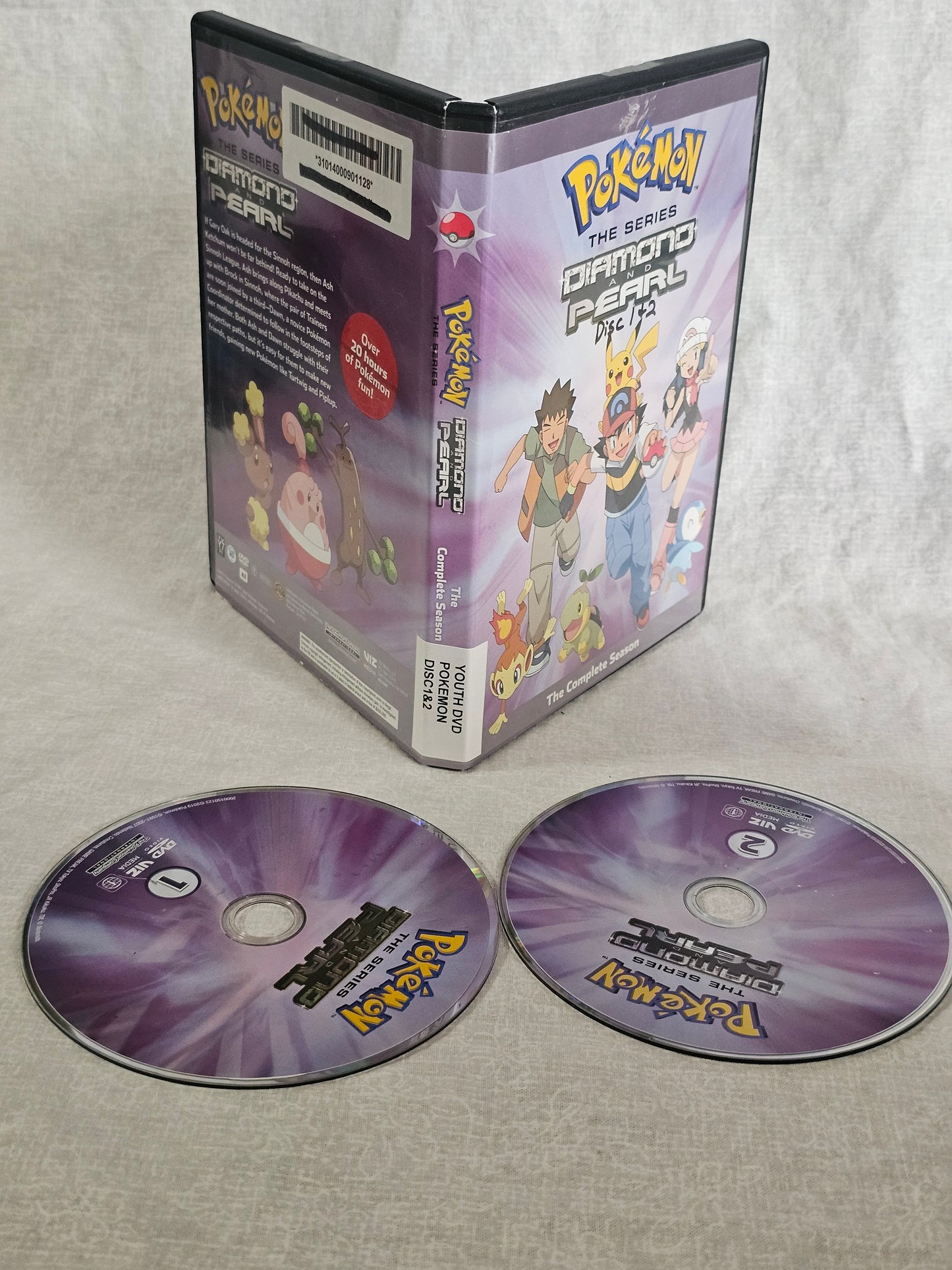 Pokemon the Series: Diamond and Pearl the Complete Season (DVD) 7 Discs 2019 Set