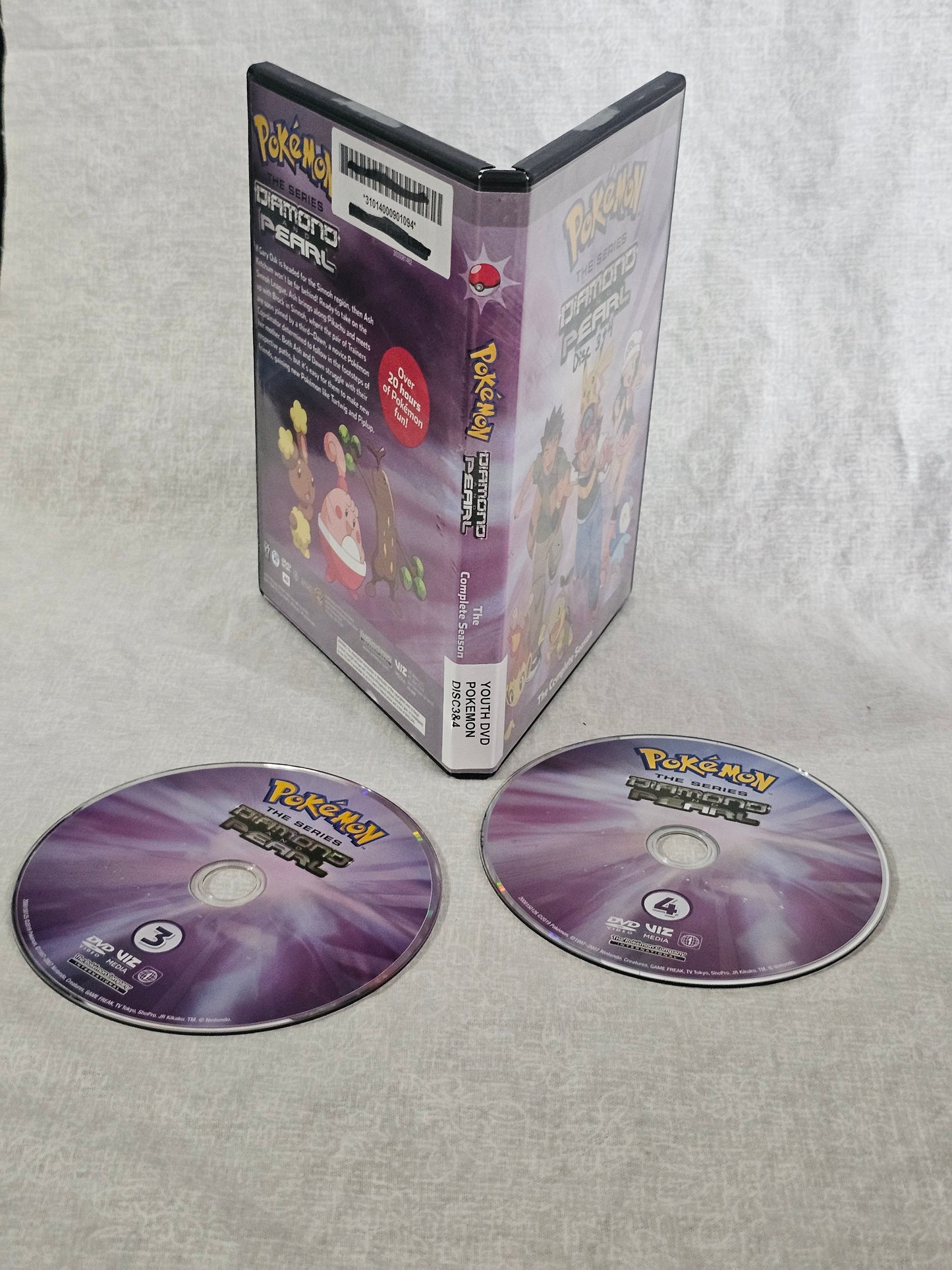Pokemon the Series: Diamond and Pearl the Complete Season (DVD) 7 Discs 2019 Set