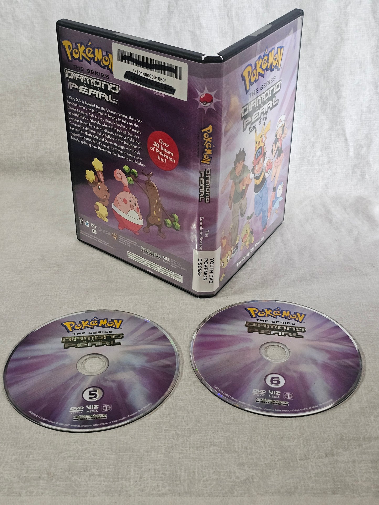 Pokemon the Series: Diamond and Pearl the Complete Season (DVD) 7 Discs 2019 Set