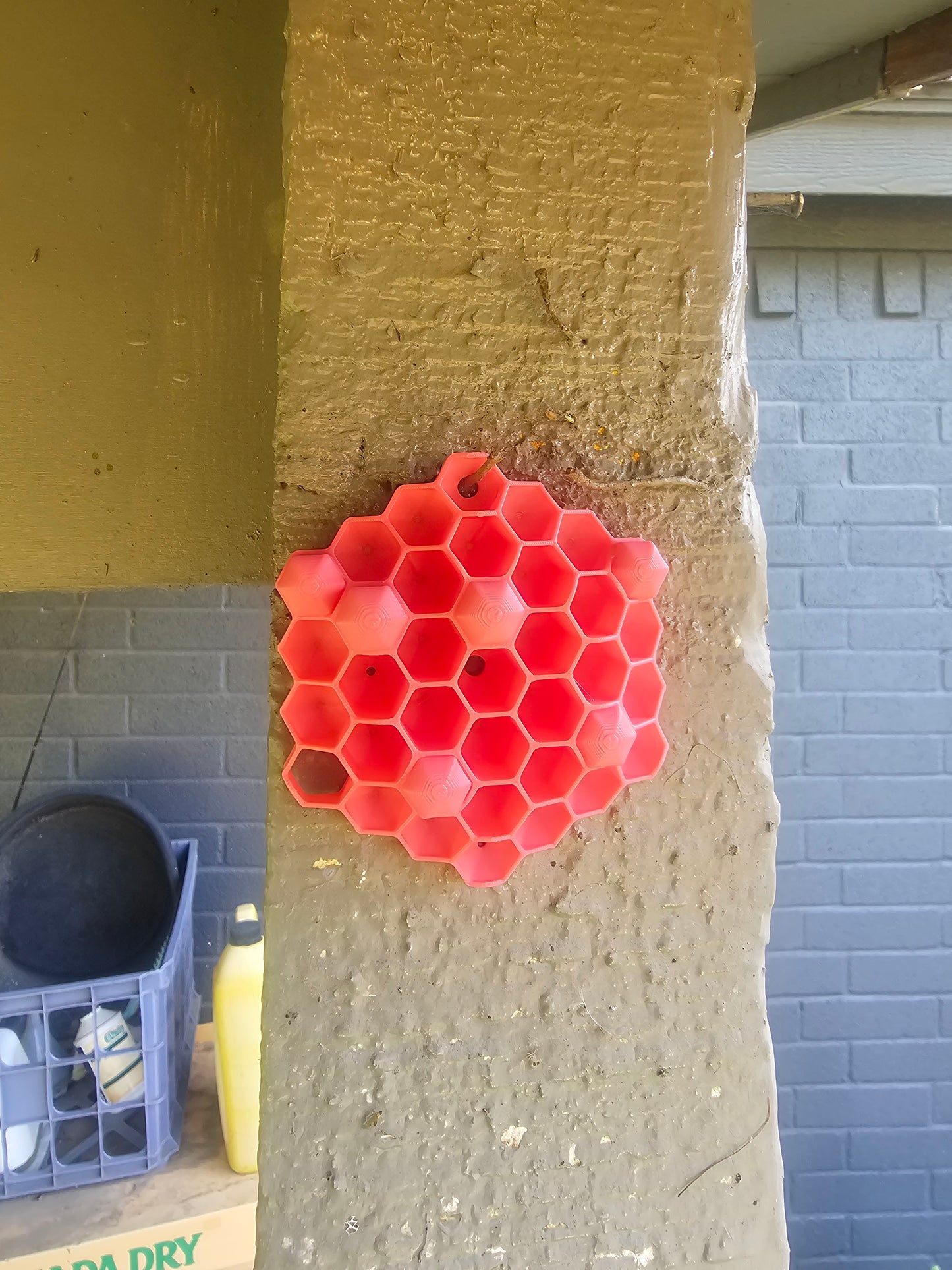Chemical Free Wasp Nest Decoy Hornet Deterrent Outdoor Wall Mountable Pink 4 Pk