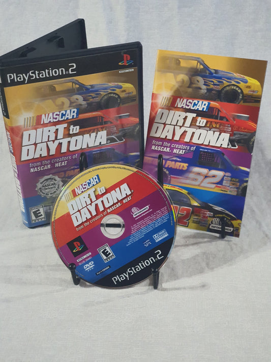 NASCAR: Dirt to Daytona (Sony PlayStation 2, 2002) Complete
