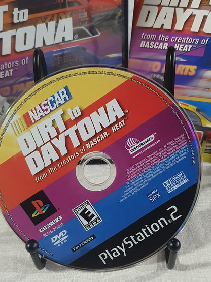 NASCAR: Dirt to Daytona (Sony PlayStation 2, 2002) Complete