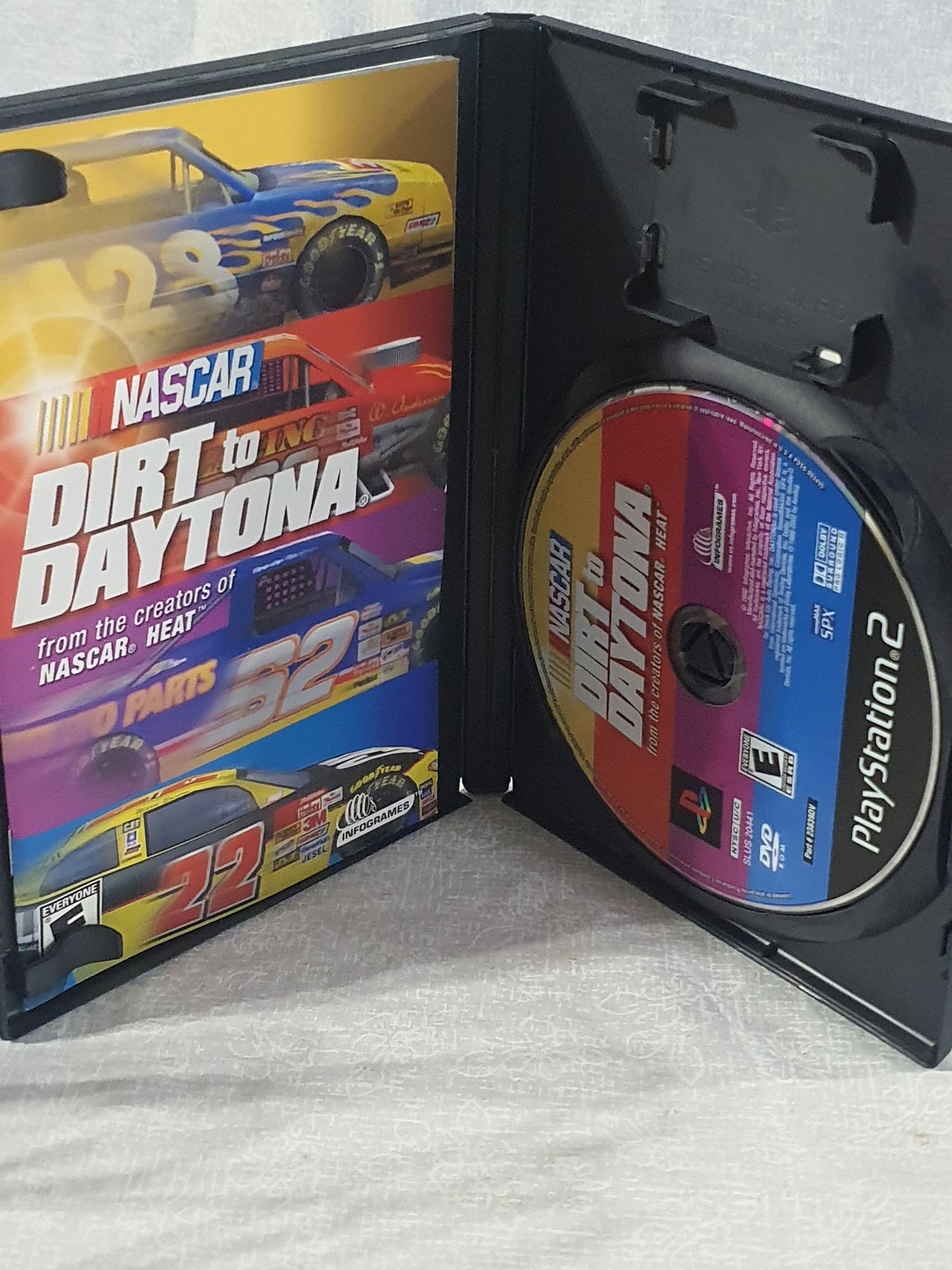 NASCAR: Dirt to Daytona (Sony PlayStation 2, 2002) Complete