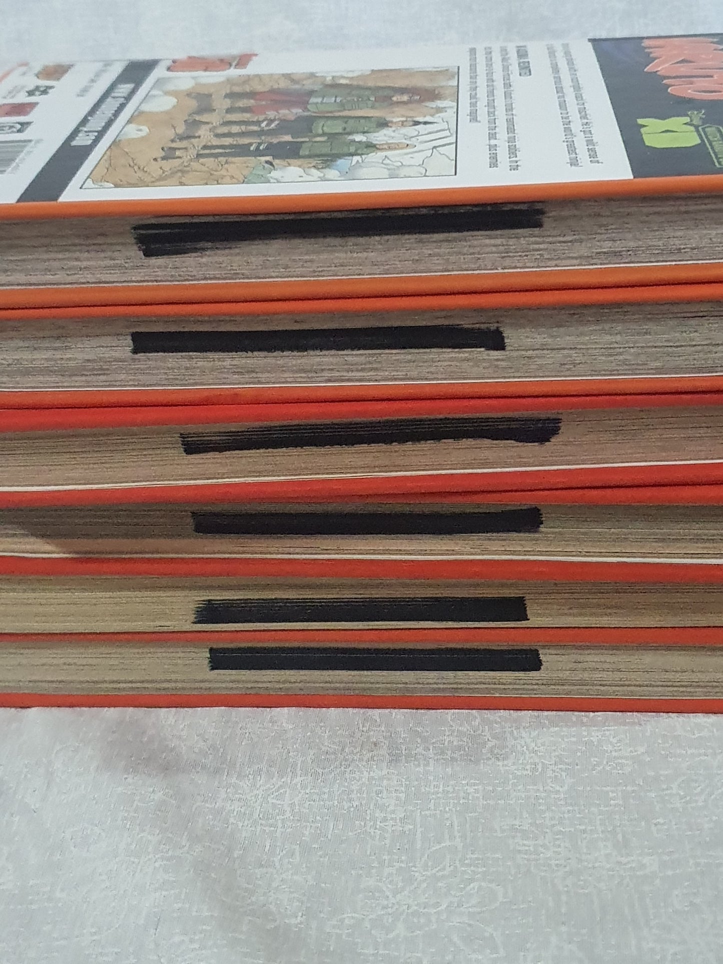 Naruto Manga Mixed Bundle Lot of Volume 17, 18, 25, 27, 55, 56 Hardcover Ex-Lib