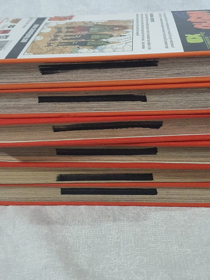 Naruto Manga Mixed Bundle Lot of Volume 17, 18, 25, 27, 55, 56 Hardcover Ex-Lib