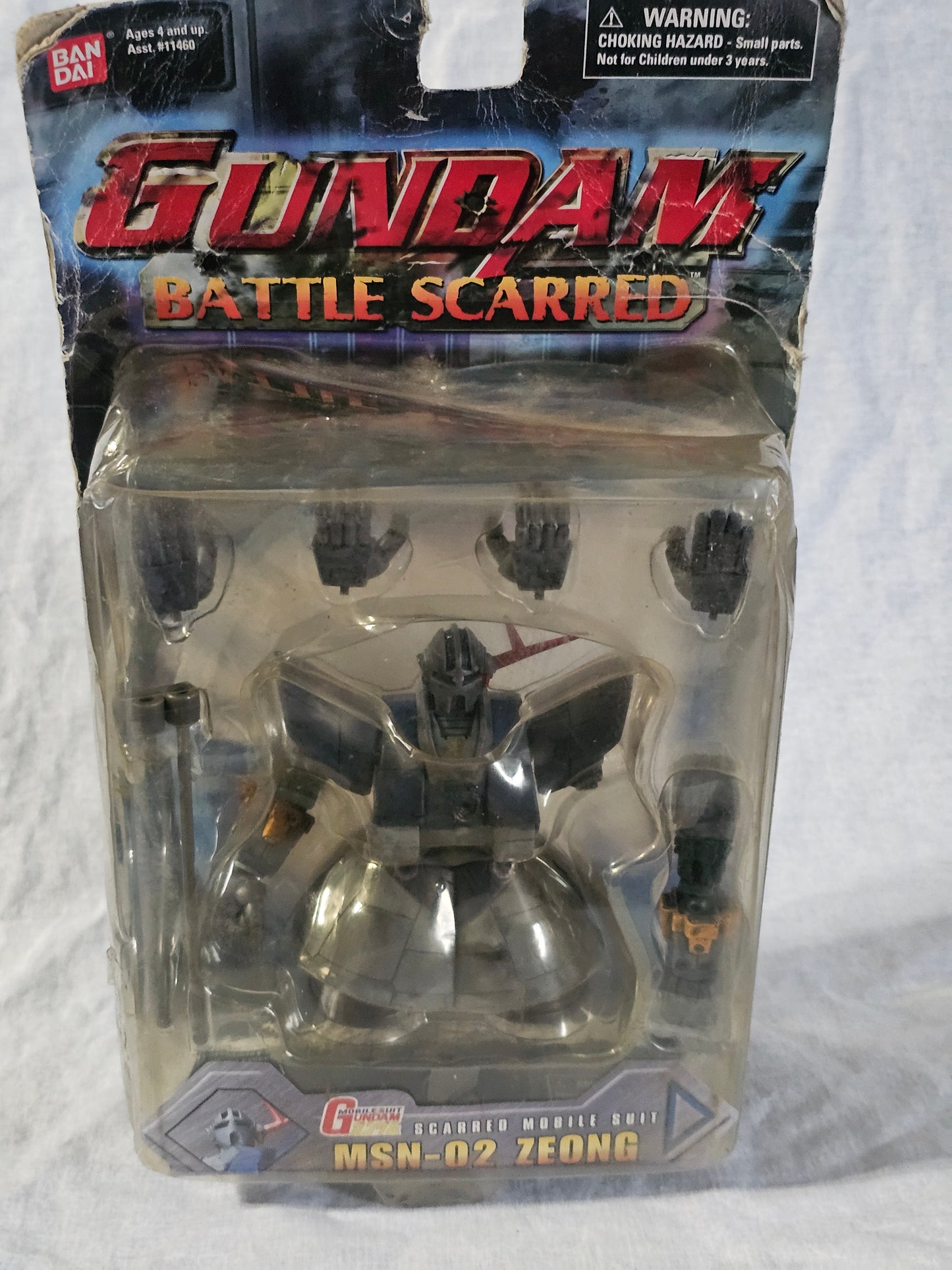 MSN-02 ZEONG Gundam Mobile Suit Battle Scared 2003 Action Figure 11460 11462 Y2K