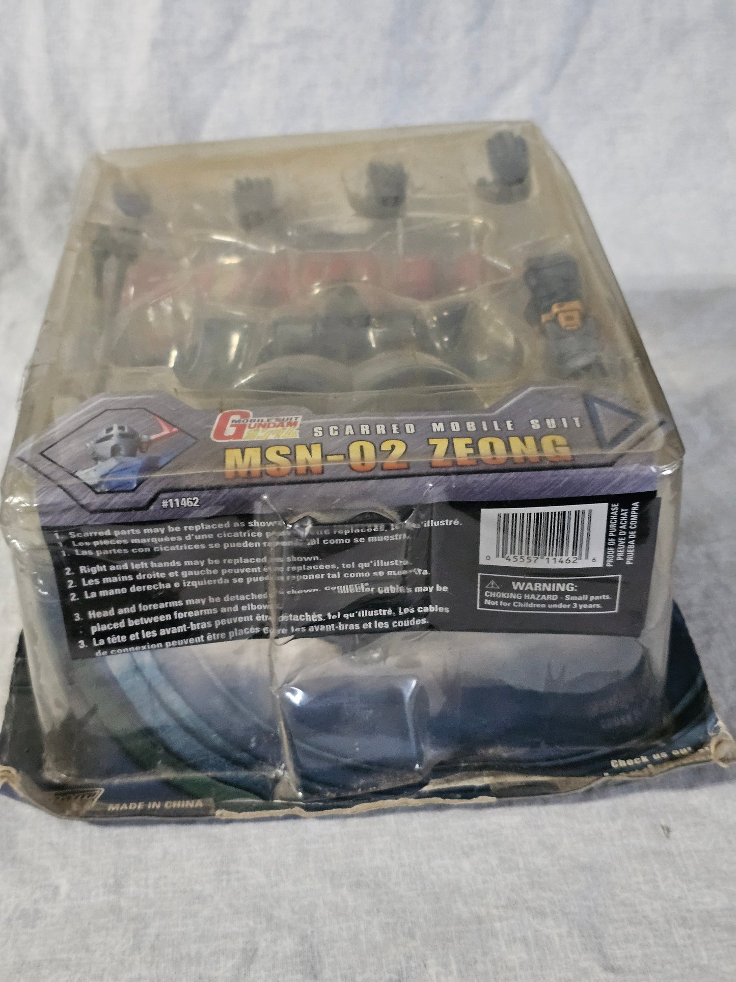 MSN-02 ZEONG Gundam Mobile Suit Battle Scared 2003 Action Figure 11460 11462 Y2K