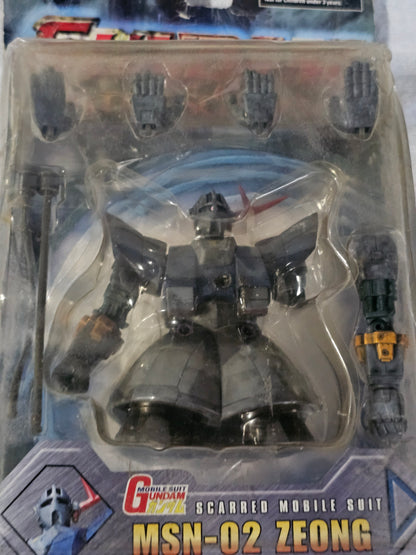 MSN-02 ZEONG Gundam Mobile Suit Battle Scared 2003 Action Figure 11460 11462 Y2K