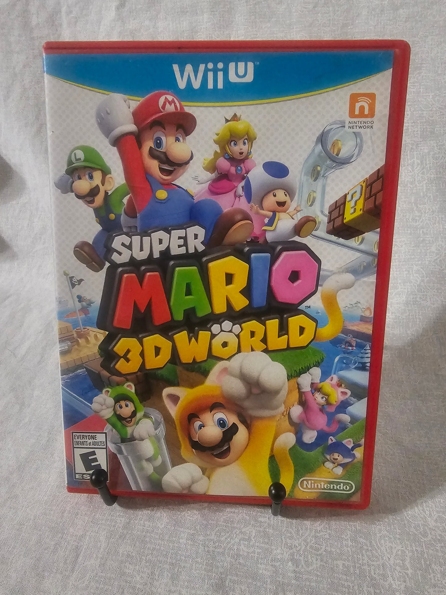 Super Mario 3D World (Nintendo Wii U, 2013) CIB Complete Manual