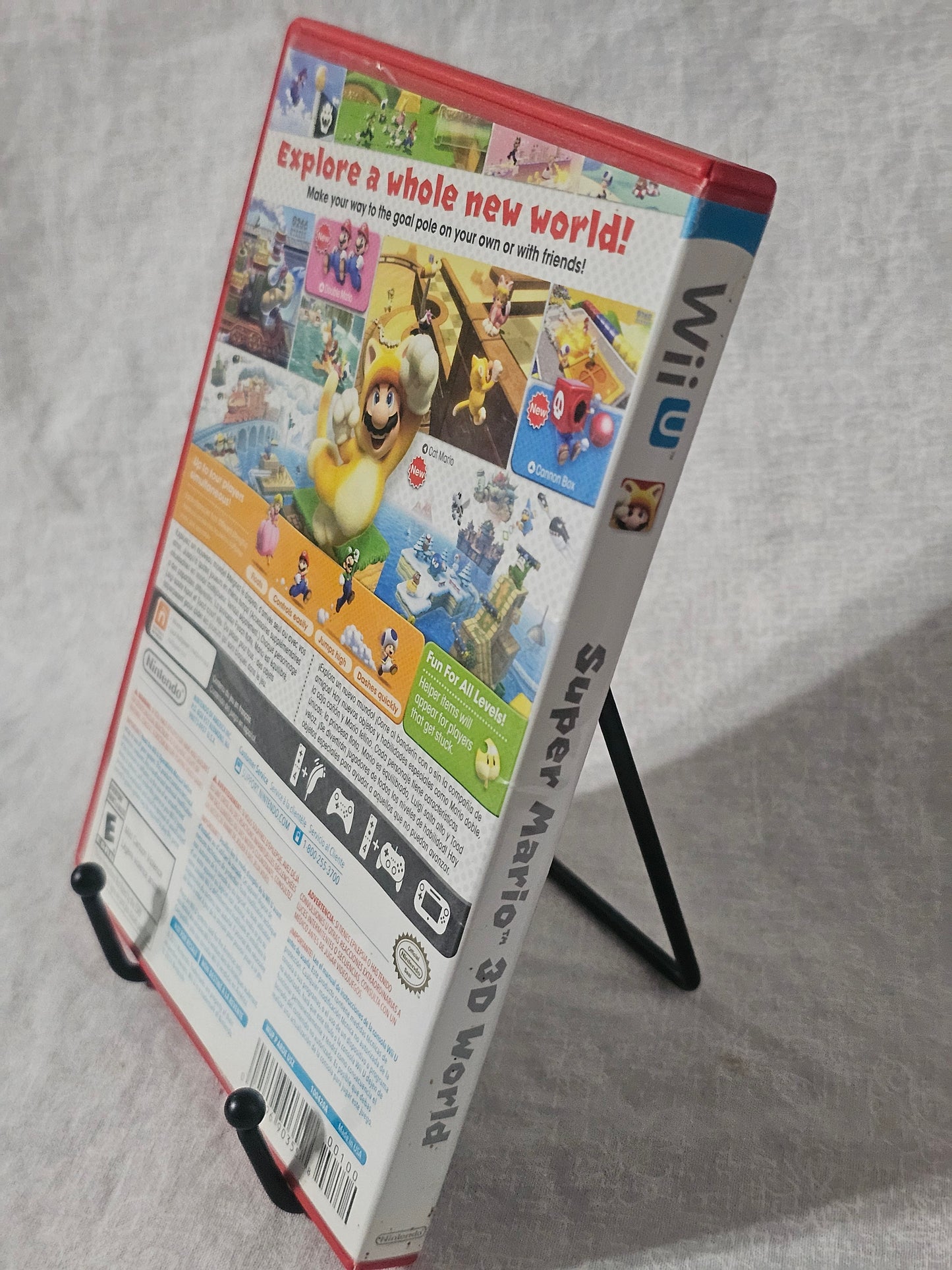 Super Mario 3D World (Nintendo Wii U, 2013) CIB Complete Manual