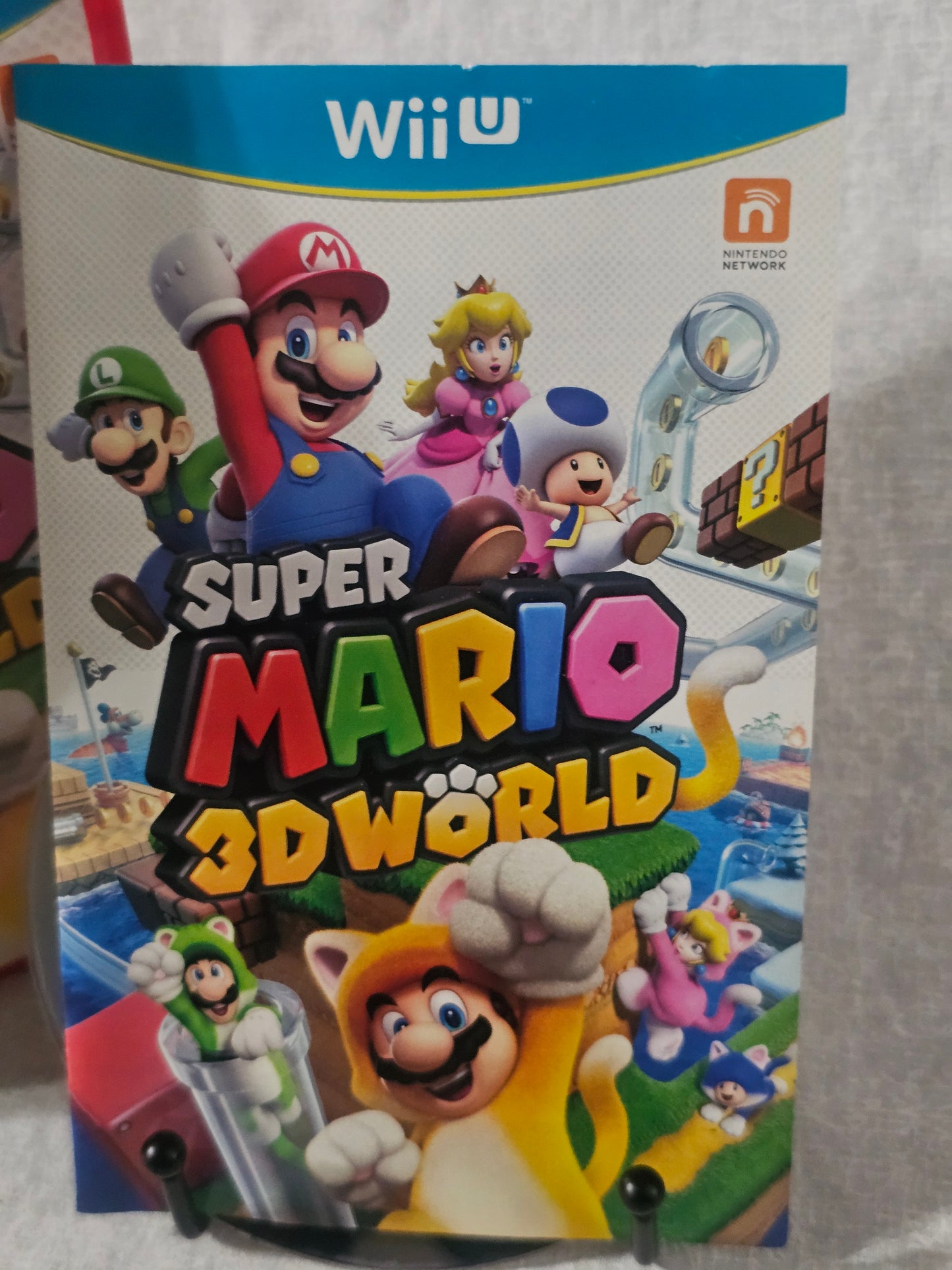 Super Mario 3D World (Nintendo Wii U, 2013) CIB Complete Manual
