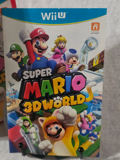 Super Mario 3D World (Nintendo Wii U, 2013) CIB Complete Manual